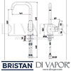 Bristan Blueberry Kitchen Tap Dimensions